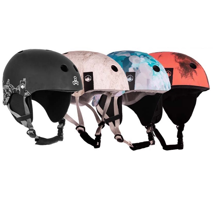 Liquid Force watersport helm flash w/earflaps cement 4