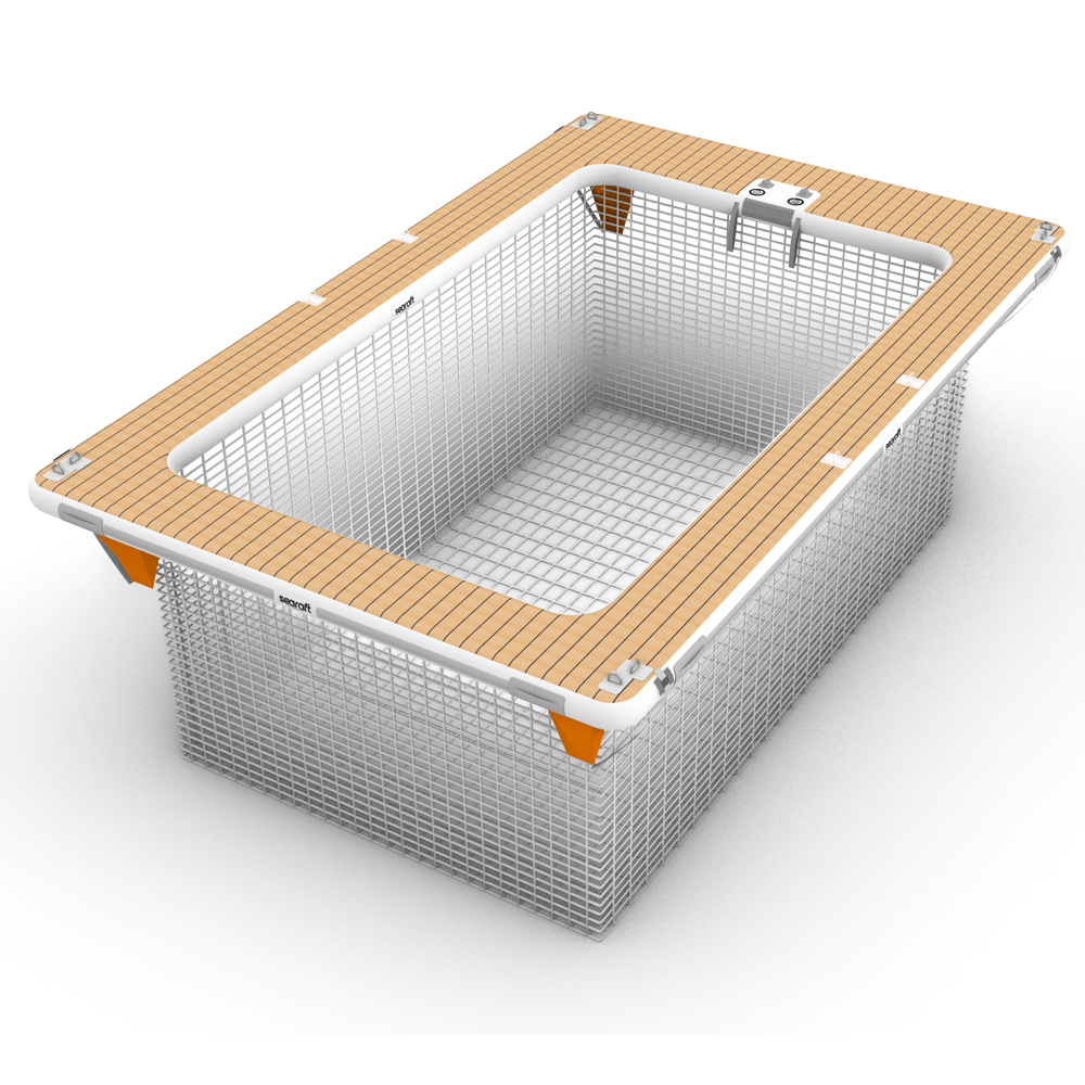 SeaRaft Teak deck opblaasbaar zwembad large foto 1