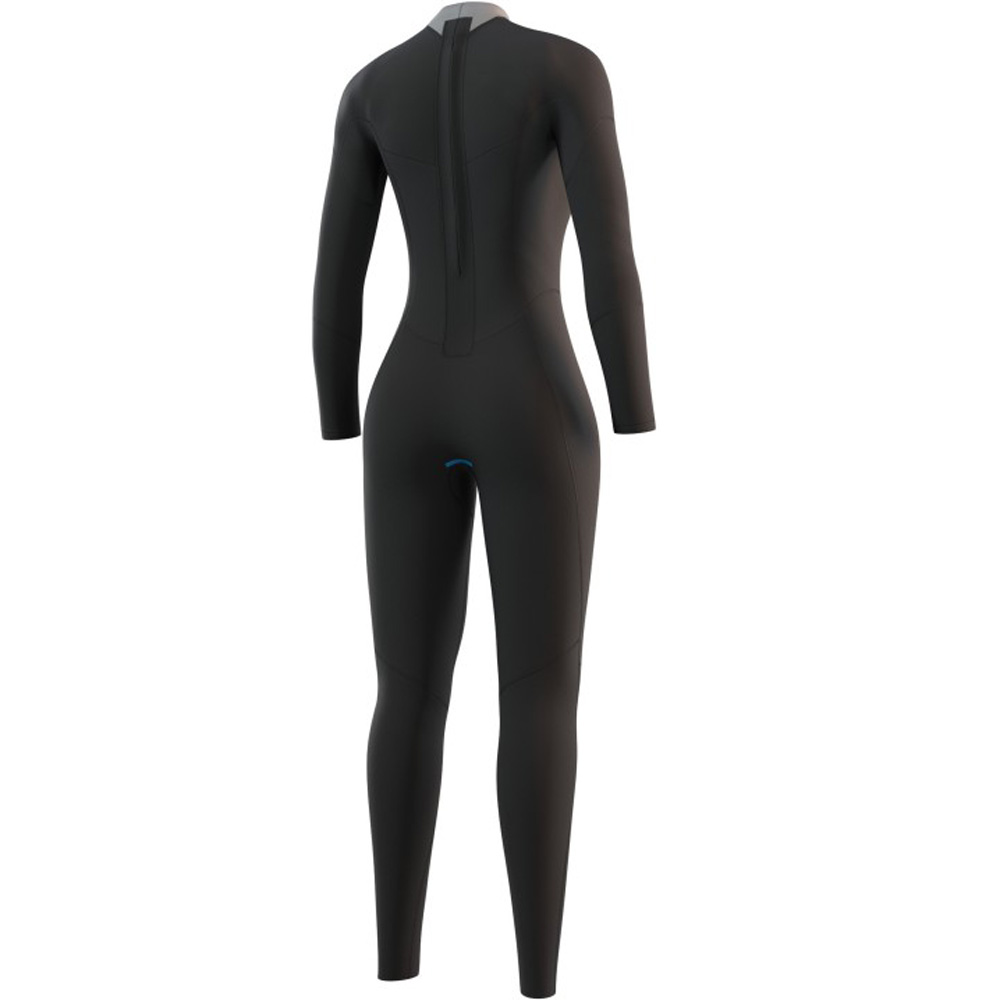 Mystic Brand Fullsuit 3/2mm rugrits Flatlock dames Night blauw
