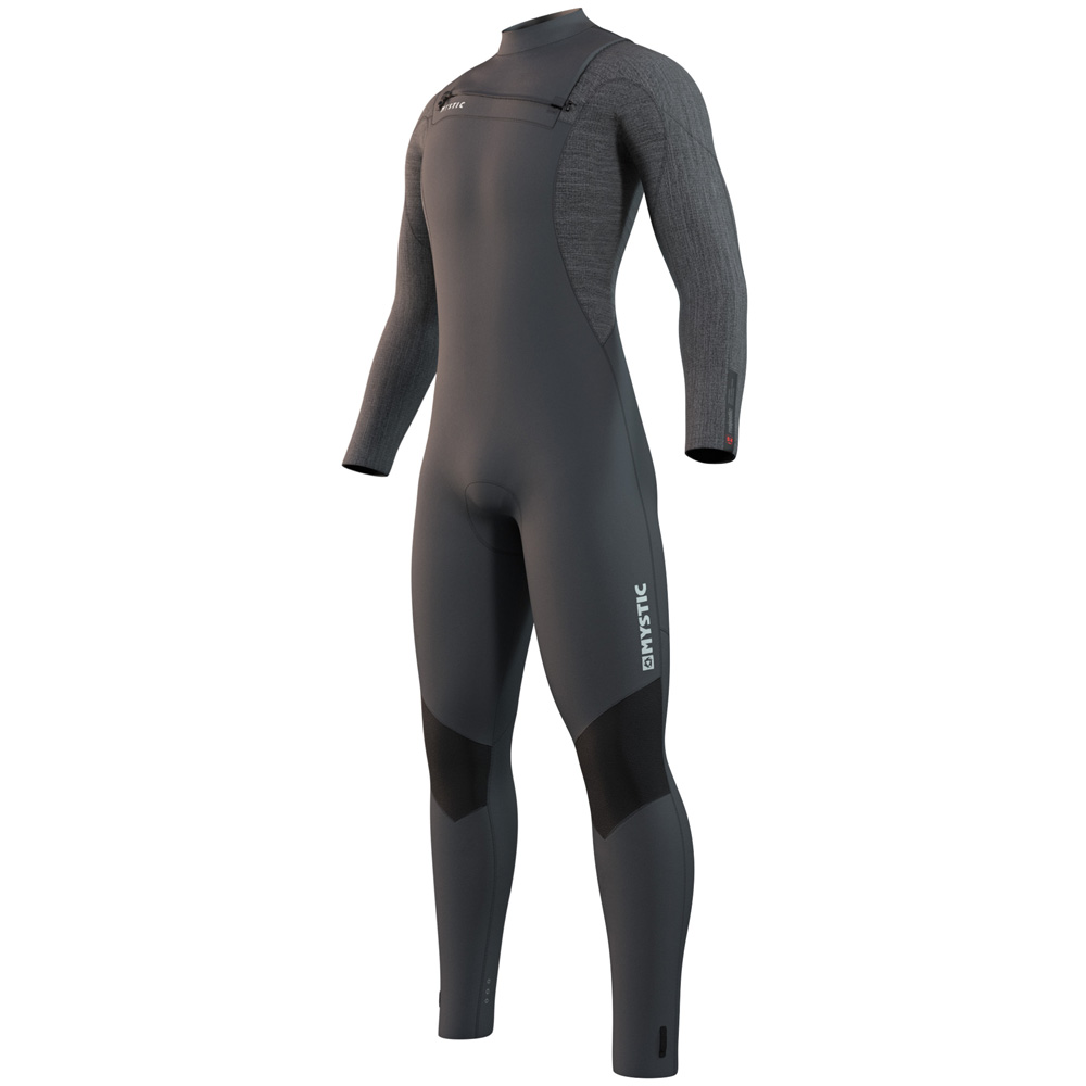 Majestic fullsuit 5/4mm borstrits heren donker grijs
