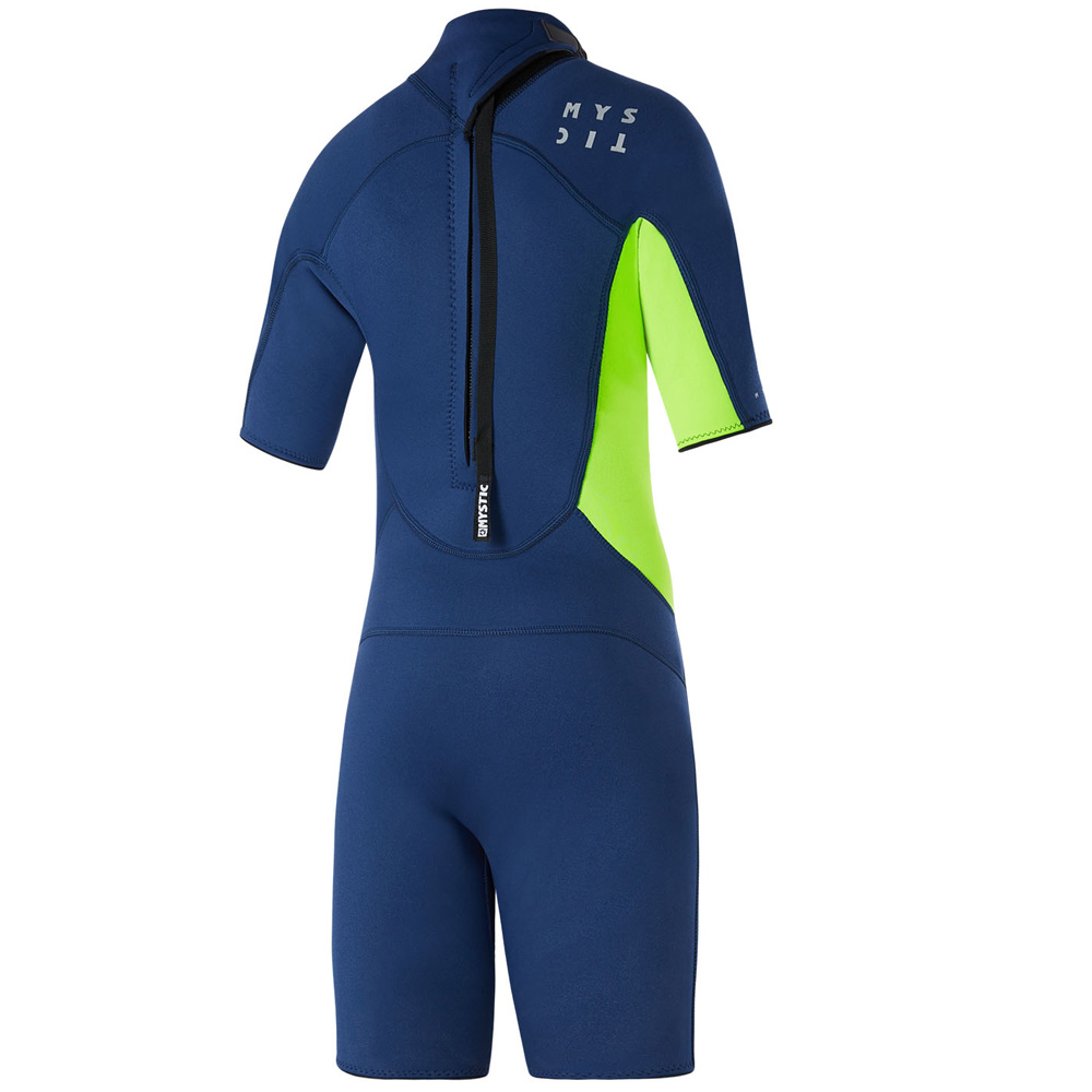 Mystic Star Shorty 3/2mm rugrits Flatlock junior night blauw