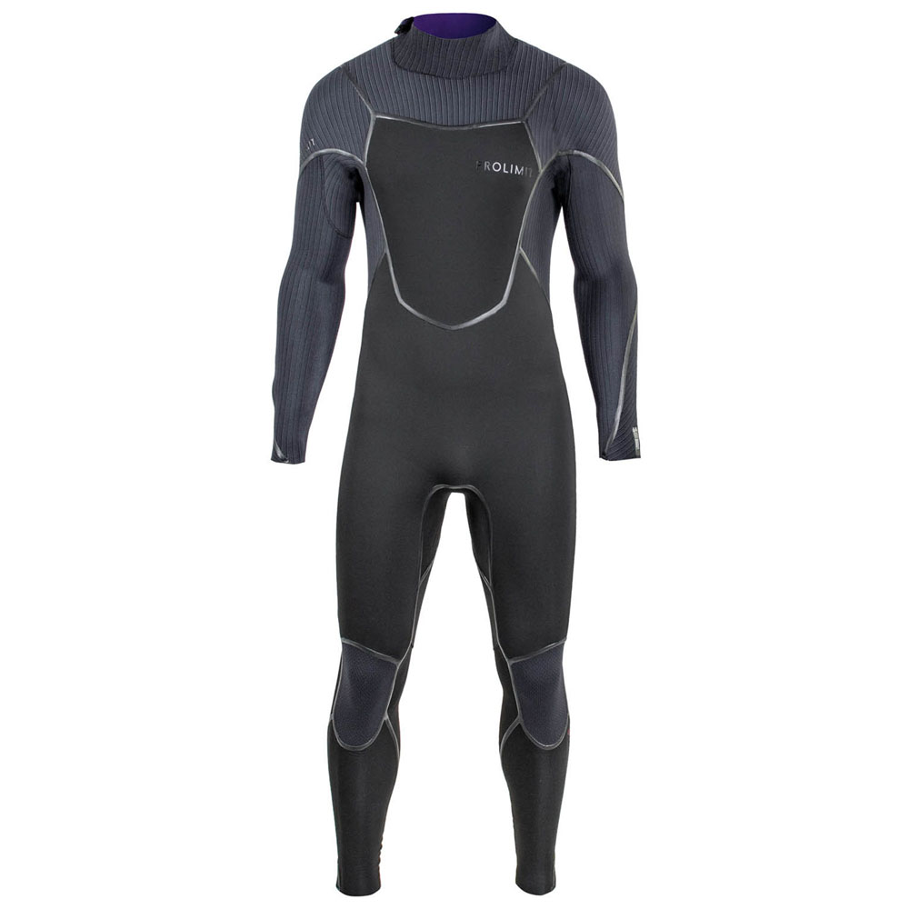 Prolimit Predator steamer DownAirflex 6/4 mm rugrits zwart wetsuit heren