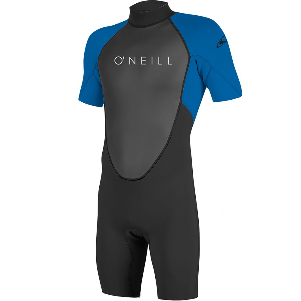 Oneill Reactor-2 2mm rug rits shorty kinderen zwart/blauw