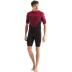 Perth 3/2mm Shorty Wetsuit heren rood