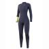 Dazzled fullsuit 5/3mm rugrits dames night blauw