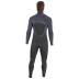 Predator hooded steamer DownAirflex Free-X 6/4 mm borstrits zwart wetsuit heren